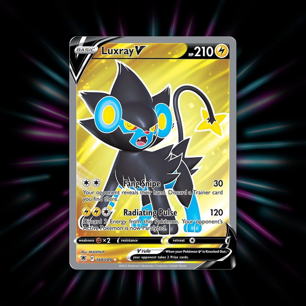 Luxray V 168/189 Astral Radiance Pokemon card