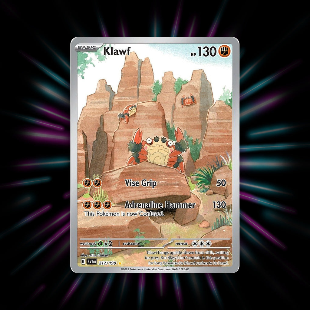 Klawf 217/198 Scarlet & Violet Pokemon card