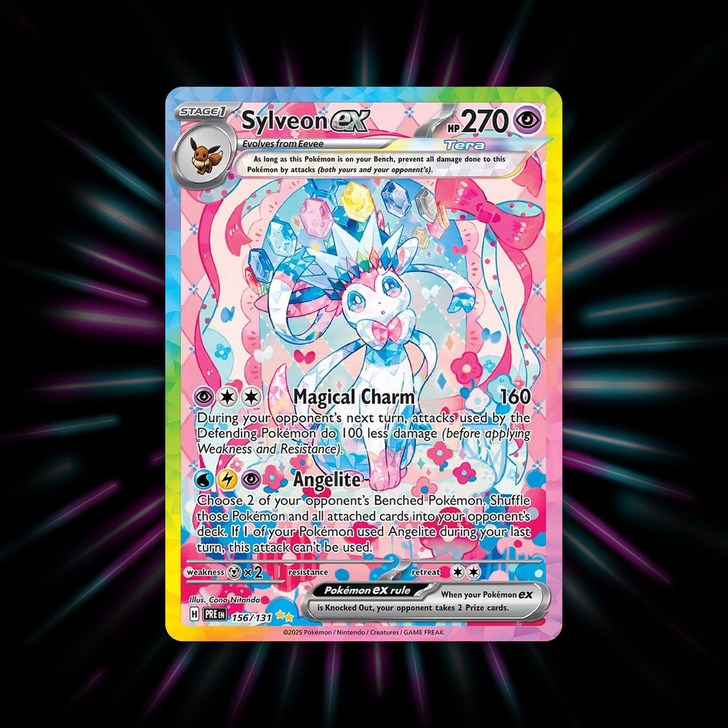 Sylveon ex 156/131 Prismatic Evolutions Pokemon card