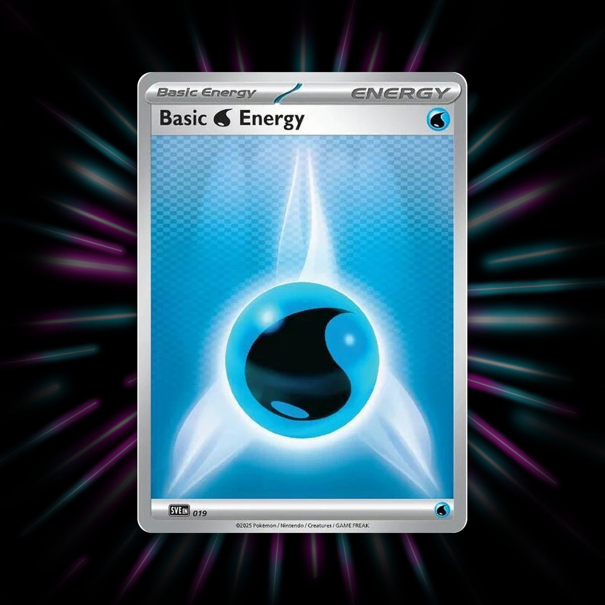 Basic Water Energy 019 Scarlet & Violet Energies Pokemon card