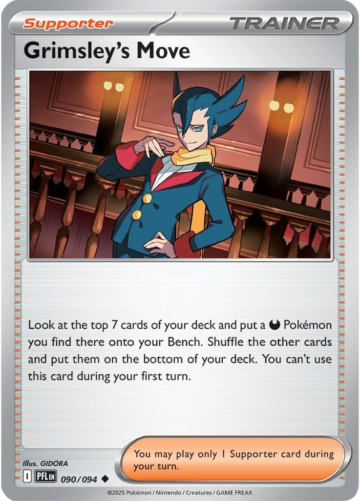 Grimsley's Move 090/094 Phantasmal Flames Pokemon card, official image