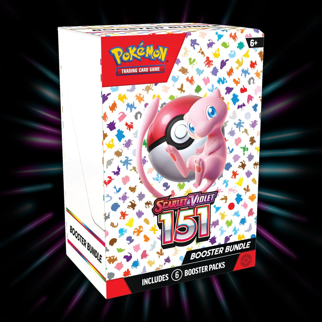 Pokemon 151 booster bundle, box front, Portal TCG