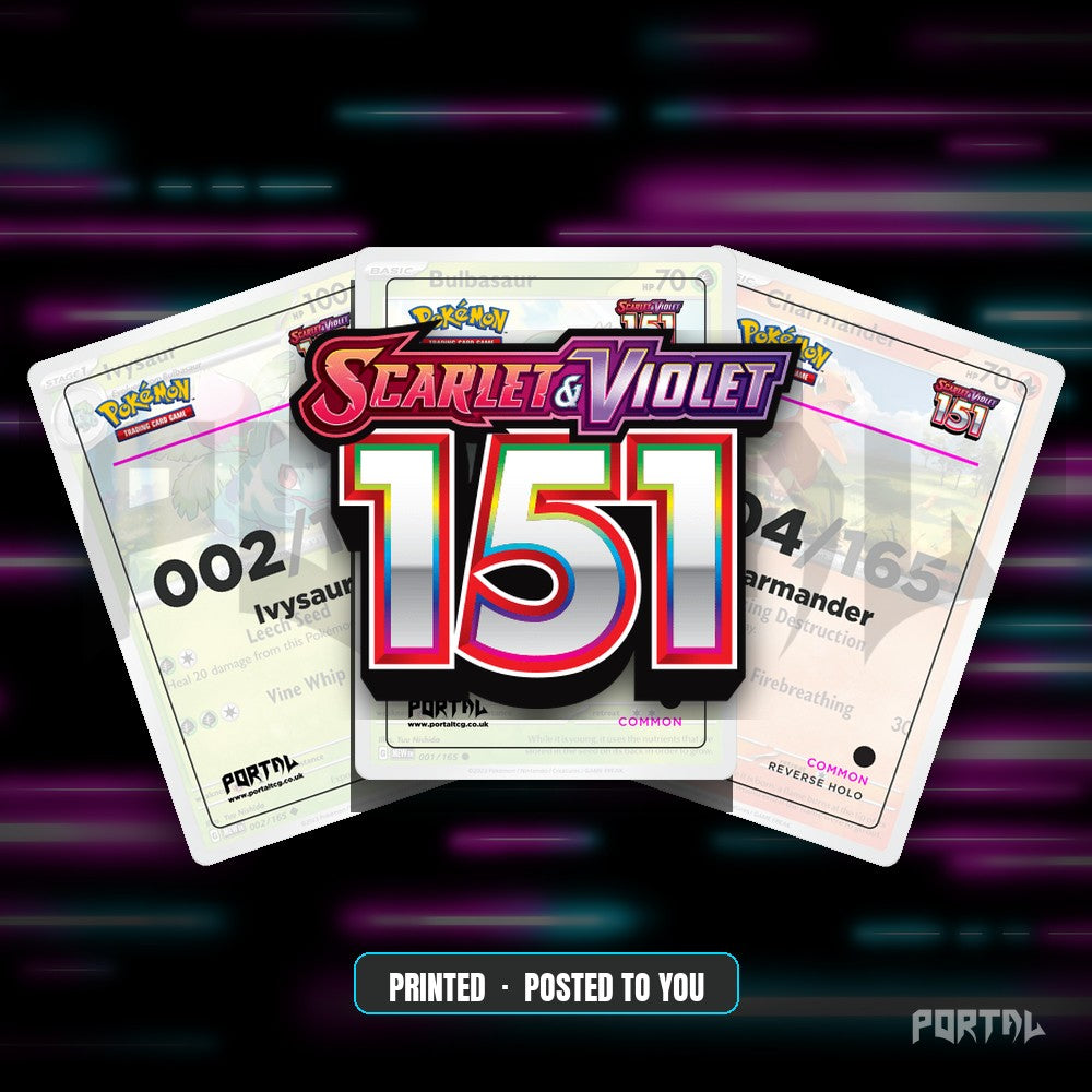 151 master set placeholder cards, Portal TCG