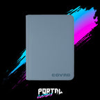 Steel Blue Premium 9 Pocket Zip Binder - COVRD — Portal TCG