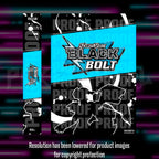 Pokemon Black Bolt English master set checklist vinyl sticker kit, sheet 2, Portal Customs