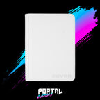 White Premium 9 Pocket Zip Binder - COVRD — Portal TCG