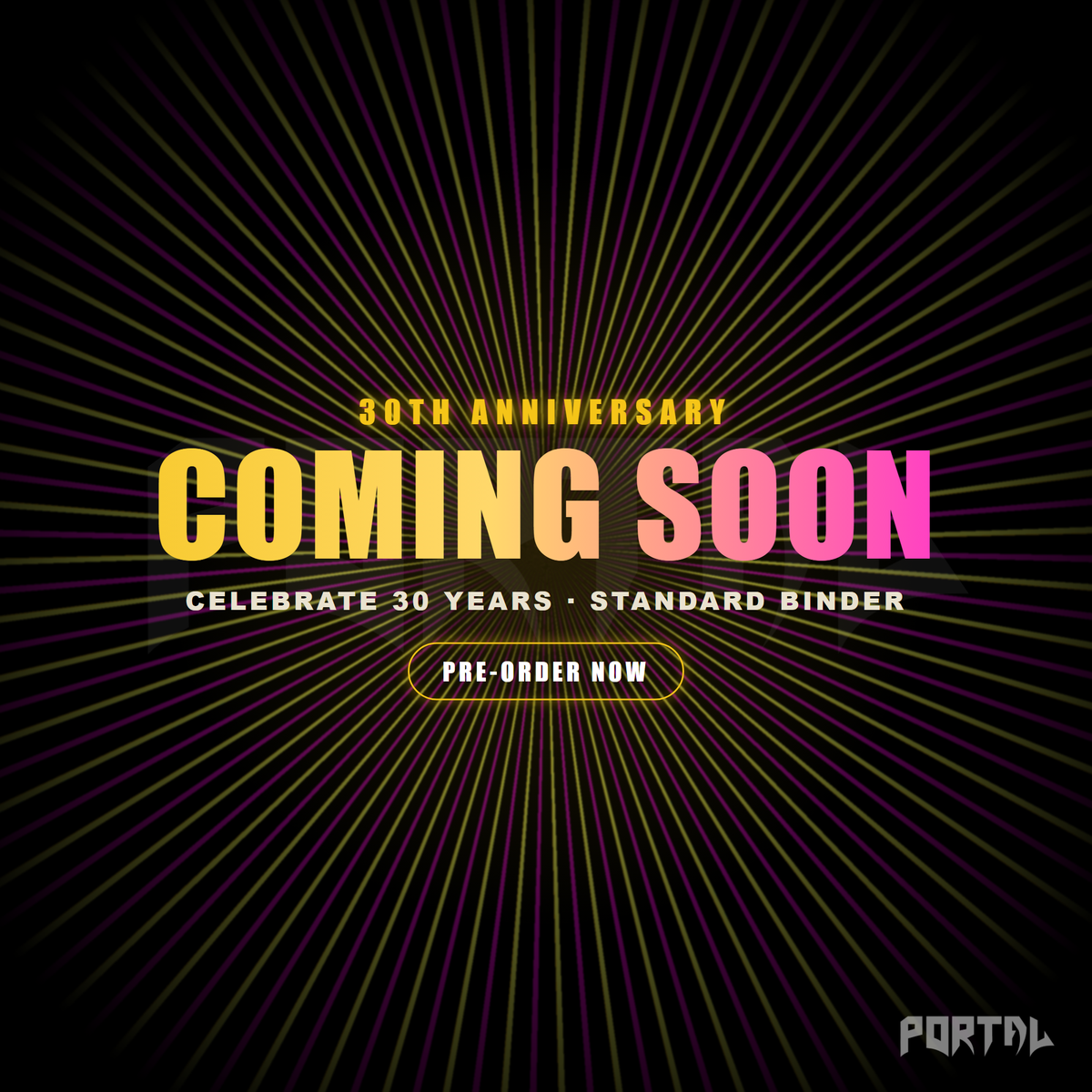 30th Anniversary standard binder coming soon