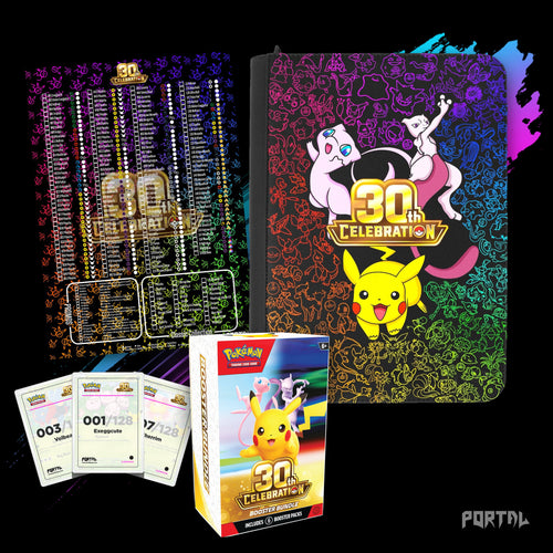 Pokemon 30th Anniversary English master set bundle with Booster Bundle, everything included, Portal TCG