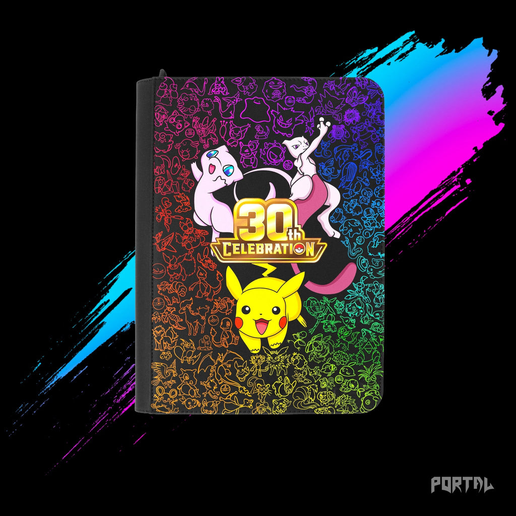 Pokemon 30th Anniversary English master set bundle, binder front cover, Portal TCG