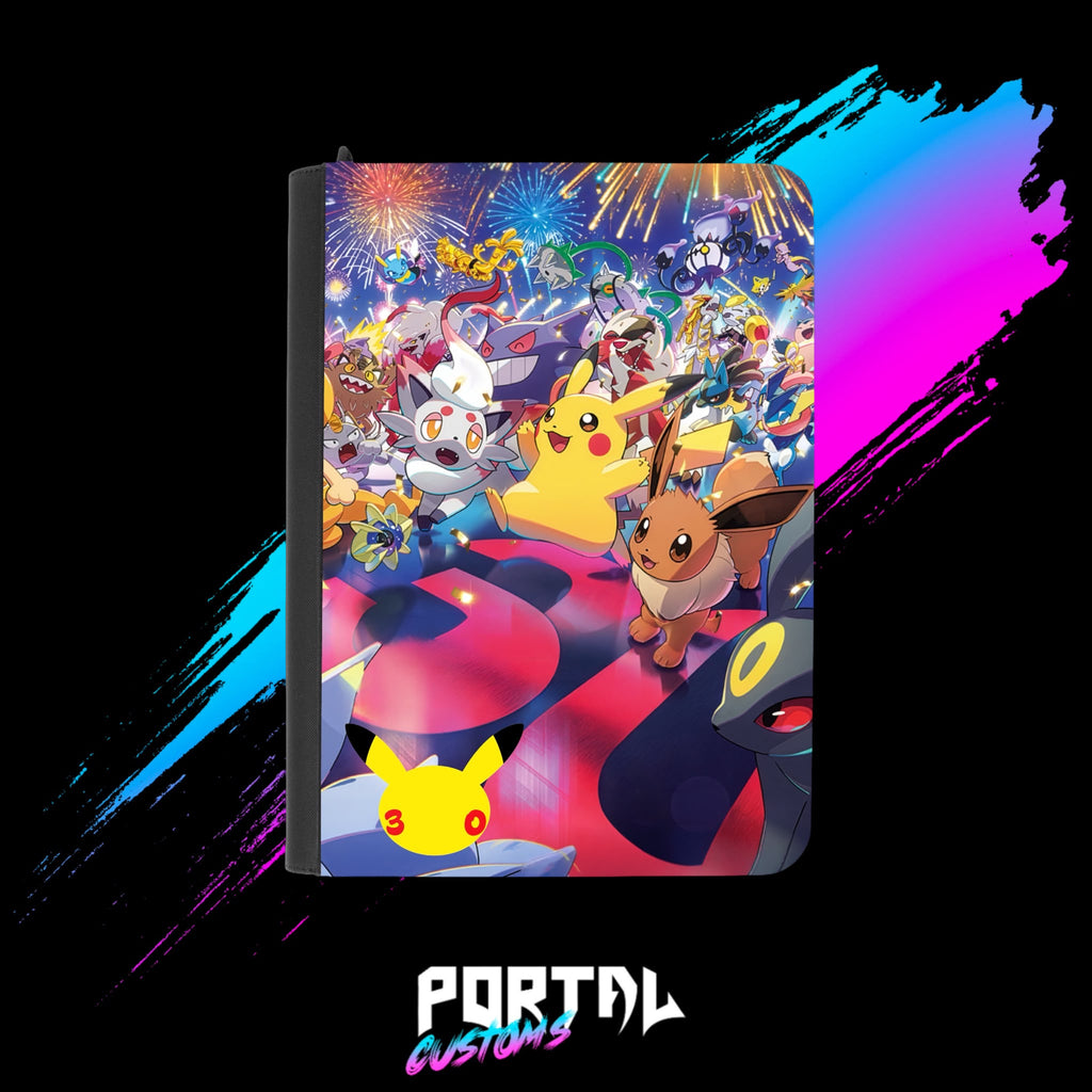 Fireworks 30th Anniversary Premium Printed Binder, front, Portal TCG