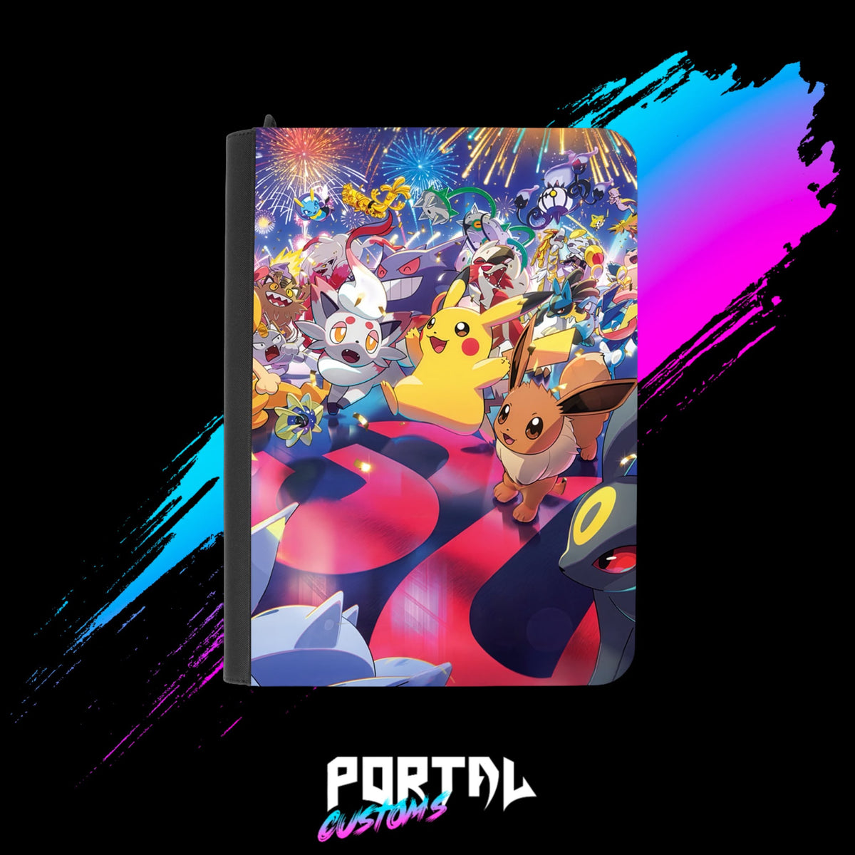Fireworks 30th Anniversary Premium Printed Binder, front no logo, Portal TCG