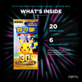 30th Celebration Traditional Chinese booster box, what's inside: 20 packs of 6 cards. Official pack artwork shown.
