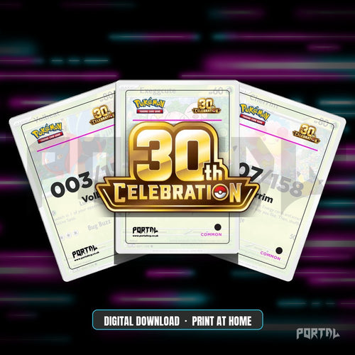 30th Anniversary (English) master set placeholders, digital download, Portal TCG