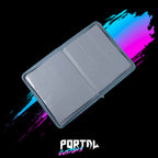 Steel Blue Premium 9 Pocket Zip Binder - COVRD — Portal TCG