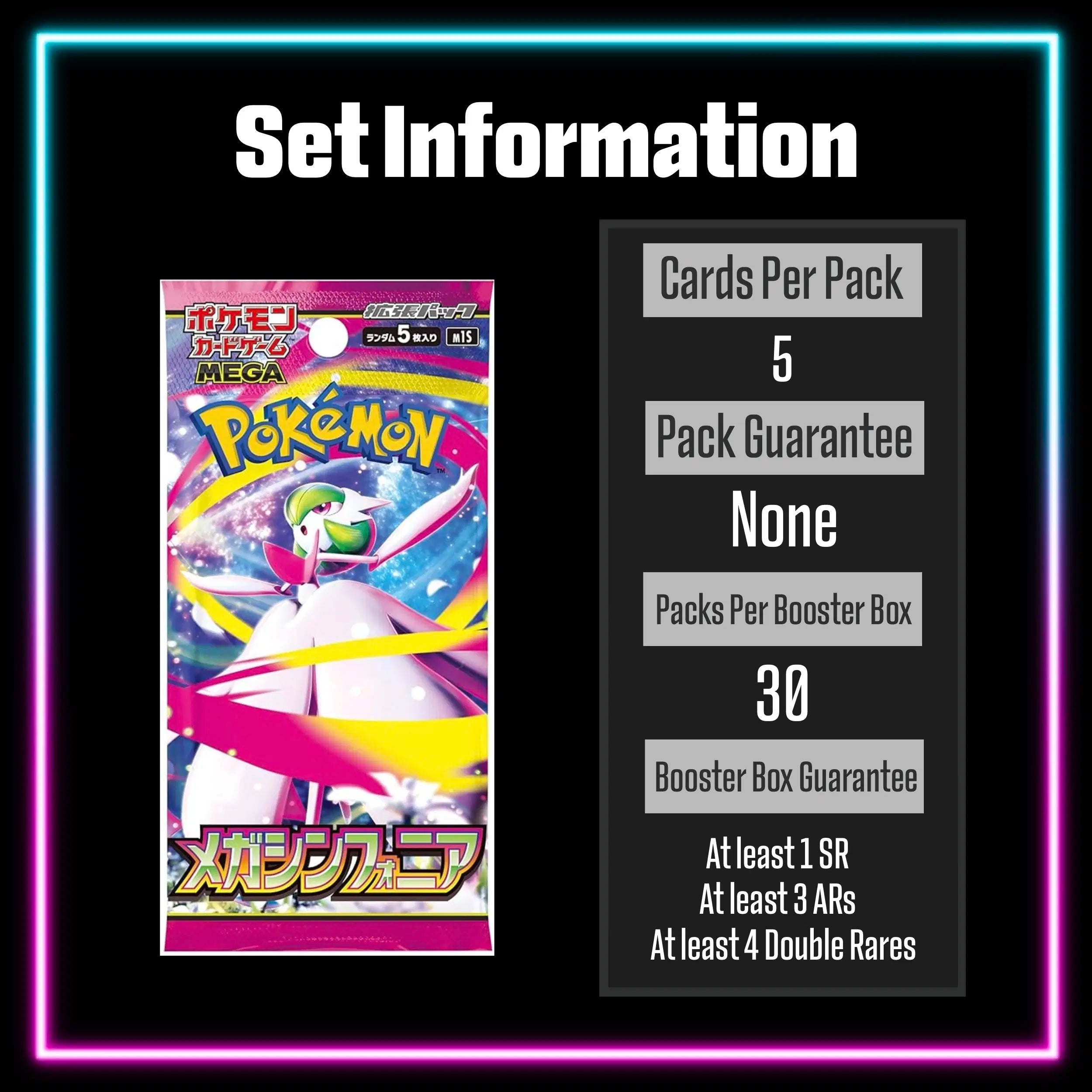 Pokemon Mega Symphonia Japanese master set checklist vinyl sticker kit, sheet 6, Portal Customs