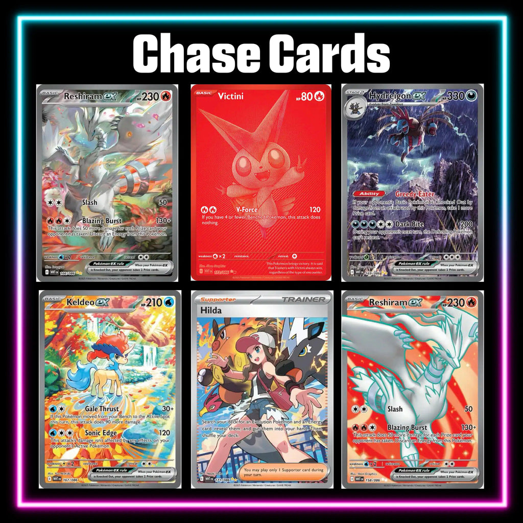Pokemon White Flare English master set checklist vinyl sticker kit, sheet 5, Portal Customs