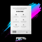 White Premium 9 Pocket Zip Binder - COVRD — Portal TCG