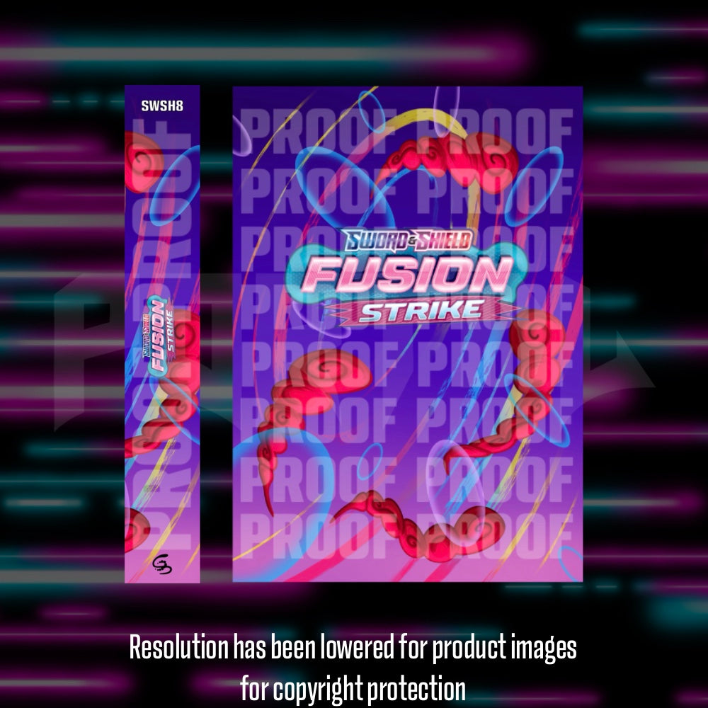 Pokemon Fusion Strike master set checklist vinyl sticker kit, sheet 3, Portal Customs