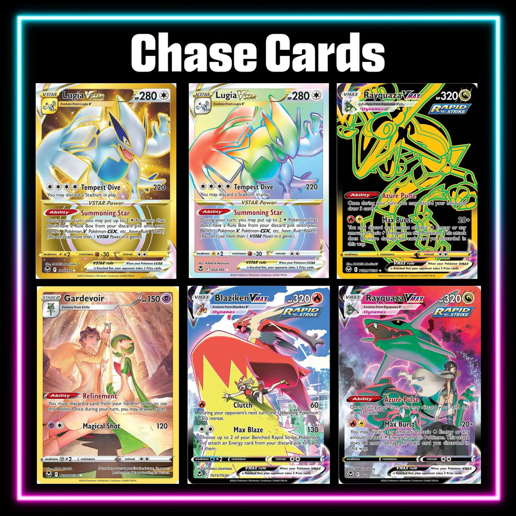 Pokemon Silver Tempest master set checklist vinyl sticker kit, sheet 5, Portal Customs