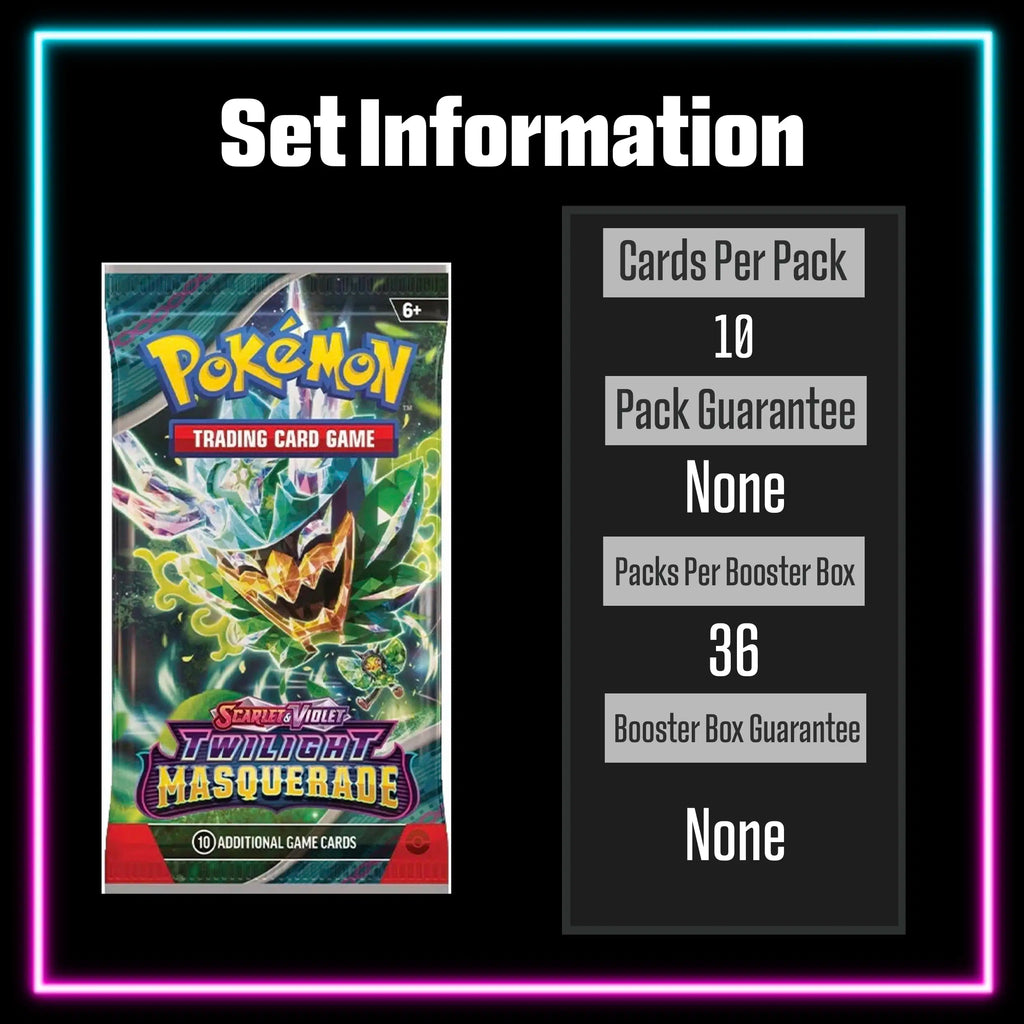 Pokemon Twilight Masquerade master set checklist vinyl sticker kit, sheet 7, Portal Customs