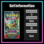 Pokemon Twilight Masquerade master set checklist vinyl sticker kit, sheet 7, Portal Customs