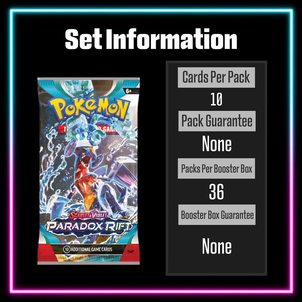 Pokemon Paradox Rift master set checklist vinyl sticker kit, sheet 7, Portal Customs