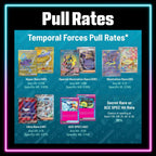 Pokemon Temporal Forces master set checklist vinyl sticker kit, sheet 6, Portal Customs