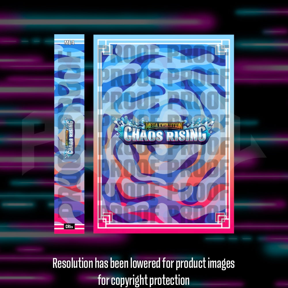 Pokemon Chaos Rising master set checklist vinyl sticker kit, sheet 2, Portal Customs