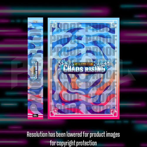 Pokemon Chaos Rising master set checklist vinyl sticker kit, sheet 2, Portal Customs