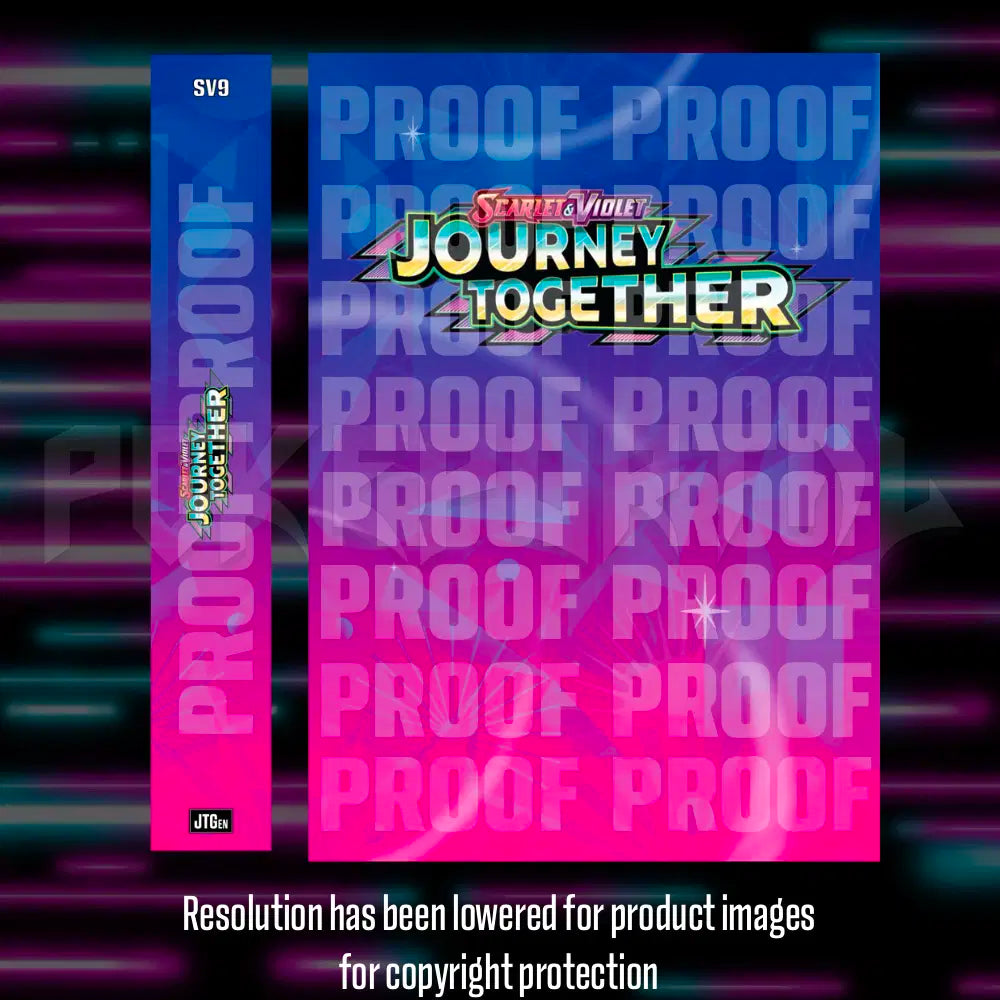 Pokemon Journey Together master set checklist vinyl sticker kit, sheet 2, Portal Customs