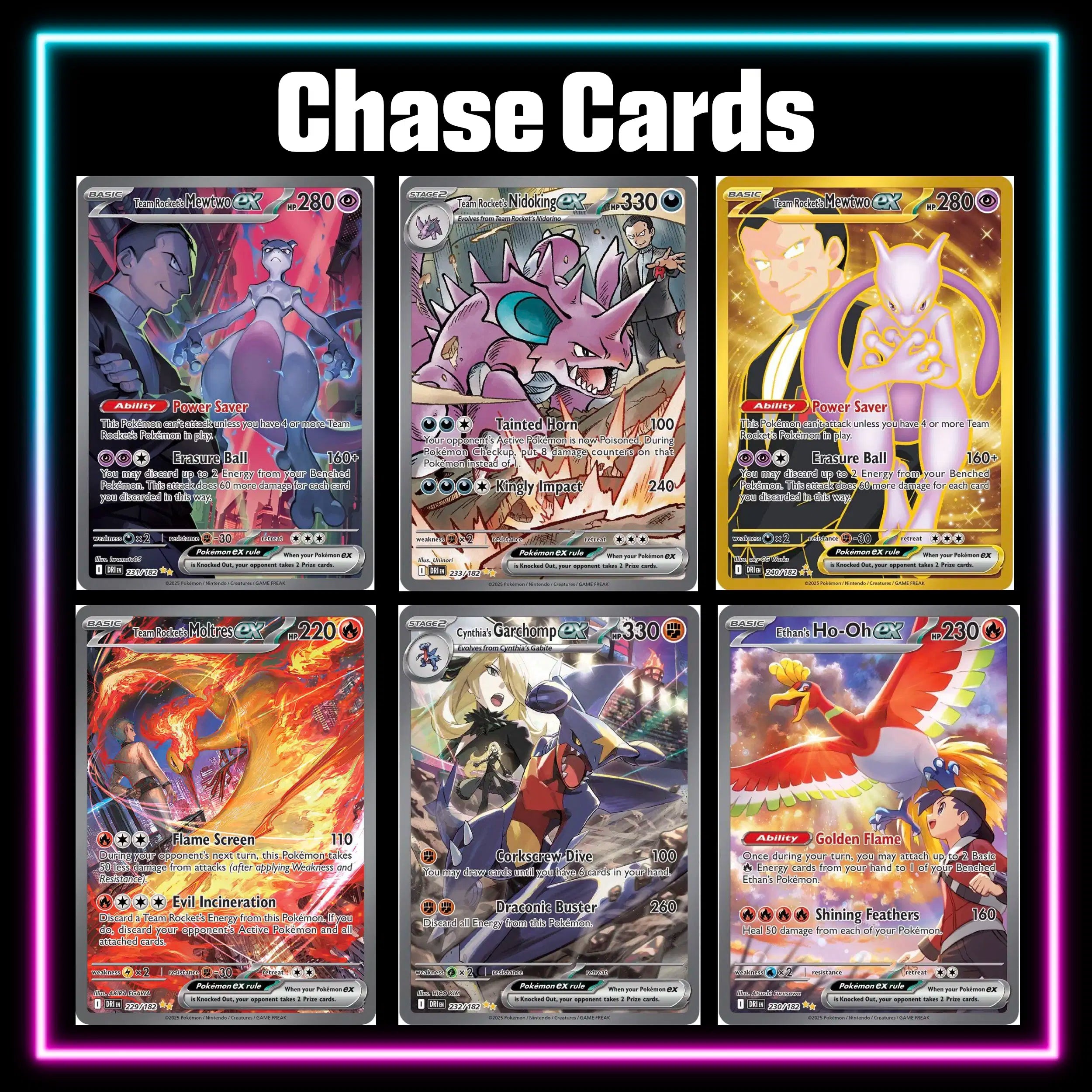 Pokemon Destined Rivals master set checklist vinyl sticker kit, sheet 5, Portal Customs