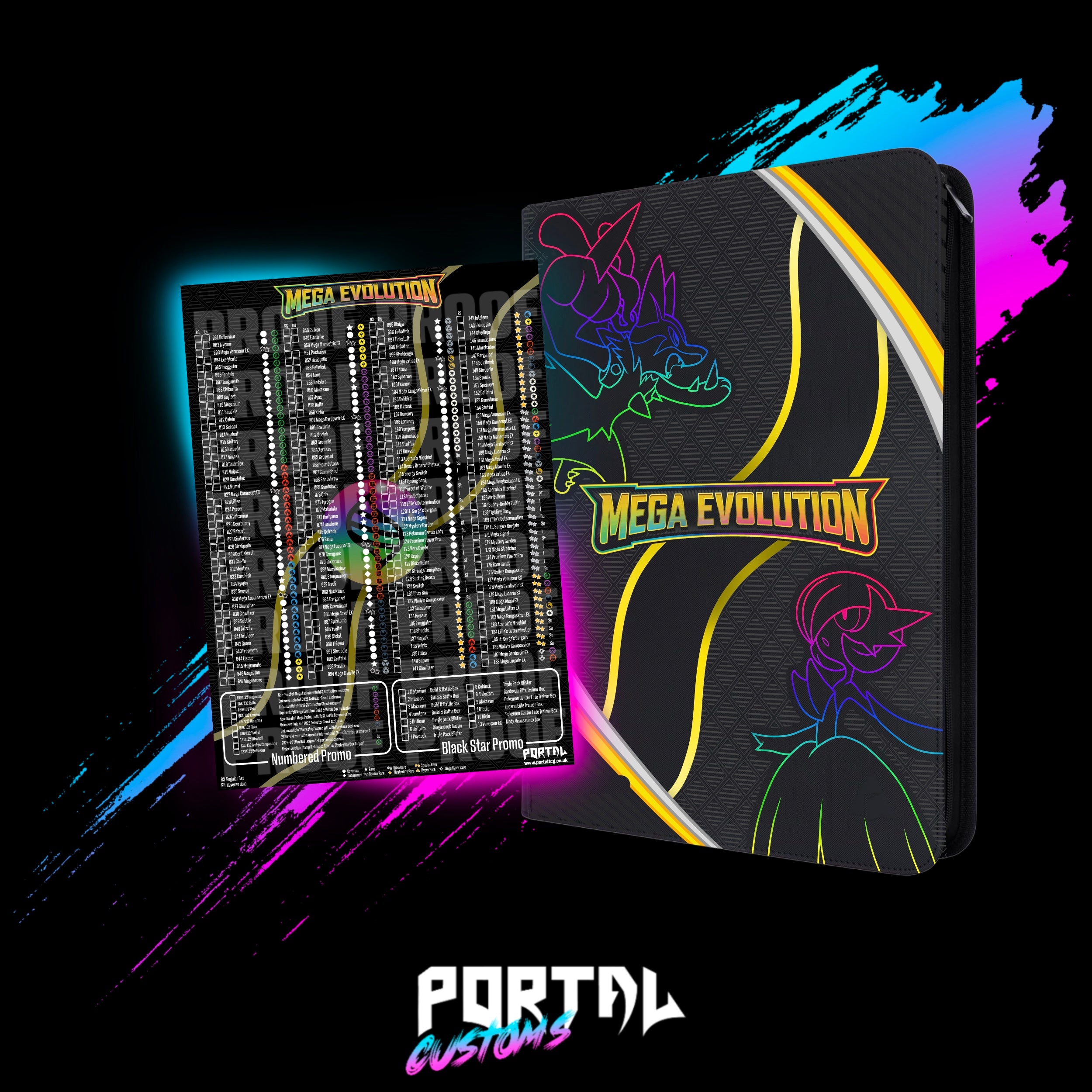 Pokémon Mega Evolutions Premium Printed Binder — Portal TCG