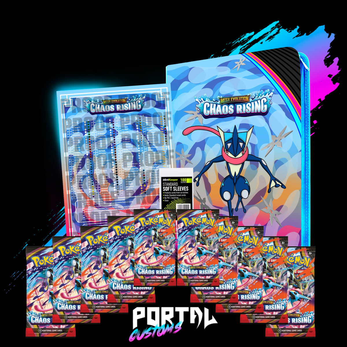 Pokemon Chaos Rising master set collector's bundle, Portal TCG