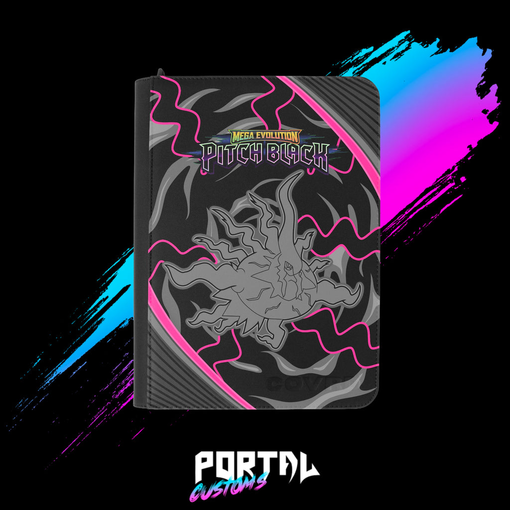 Pokemon Pitch Black Premium Printed Binder — Portal TCG
