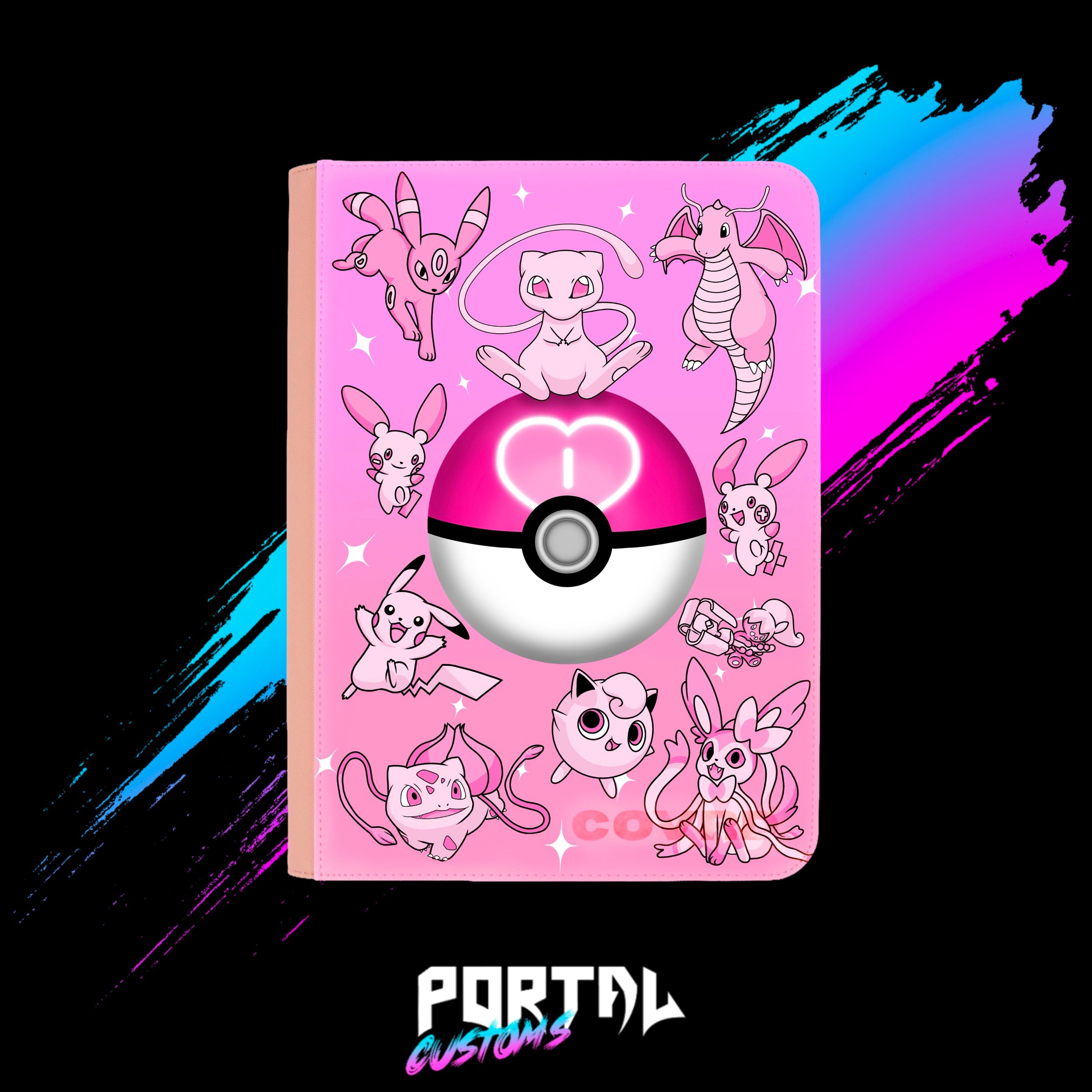 Pokemon Cute Pink Character Binder — Portal TCG