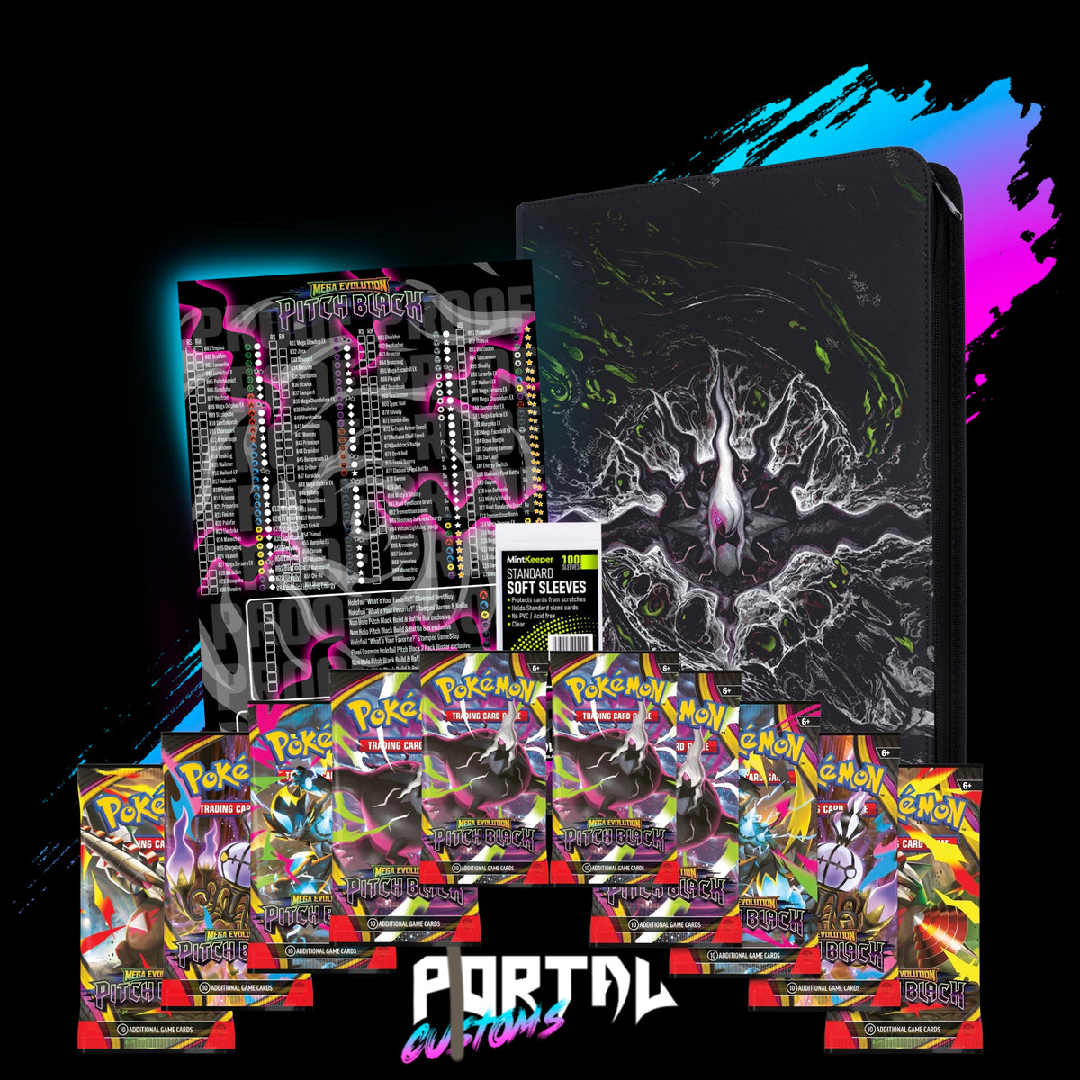 Pitch Black Premium Master Set Collector's Bundle, photo 2 of 10, Portal TCG