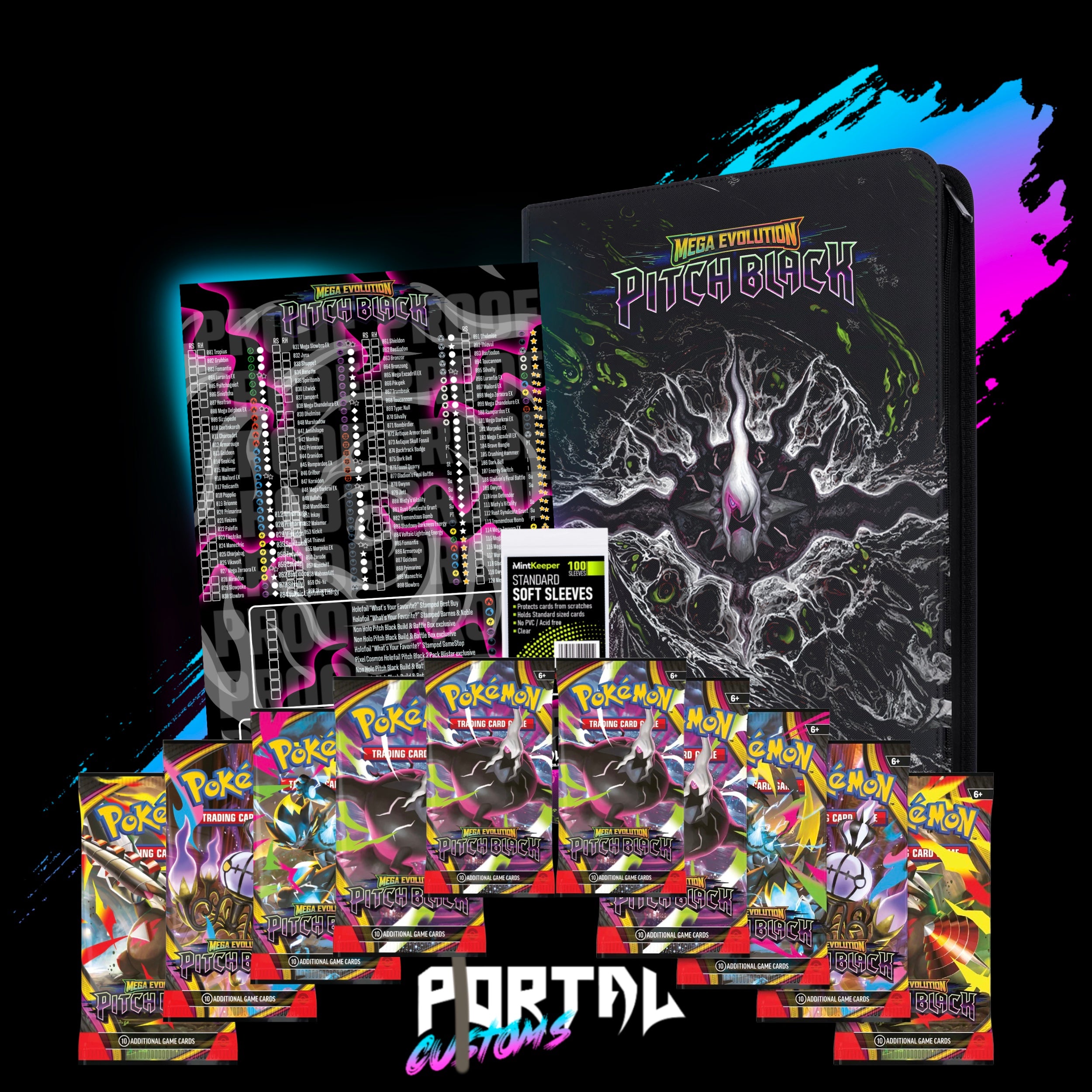 Pitch Black Premium Master Set Collector's Bundle, photo 1 of 10, Portal TCG