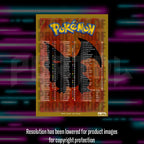 Pokemon Base Set master set checklist vinyl sticker kit, sheet 3, Portal Customs
