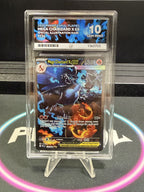 Mega Charizard X ex 125/094 Phantasmal Flames ACE 10 slab, front, cert 1360703