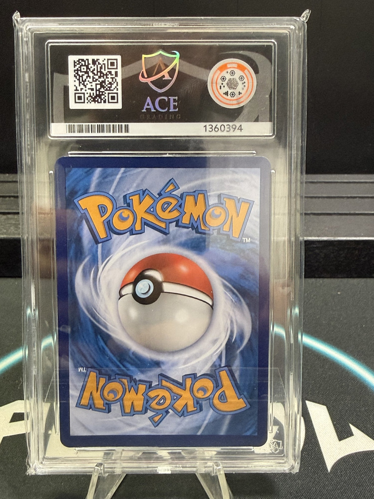 Mew V 138/132 Simplified Chinese ACE 10 slab, back, cert 1360394
