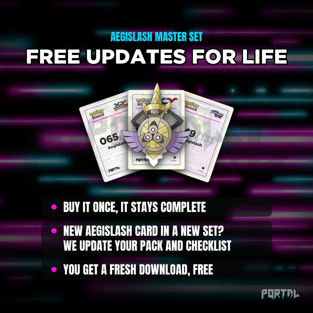 Aegislash placeholders: free updates for life