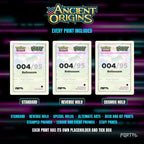 Pokemon Ancient Origins master set placeholders, every print included, Portal TCG