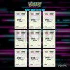 Pokemon Ancient Origins master set placeholders, binder page, Portal TCG