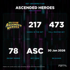 Pokemon Ascended Heroes booster pack, set information, Portal TCG