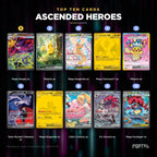 Pokemon Ascended Heroes booster pack, top ten cards, Portal TCG