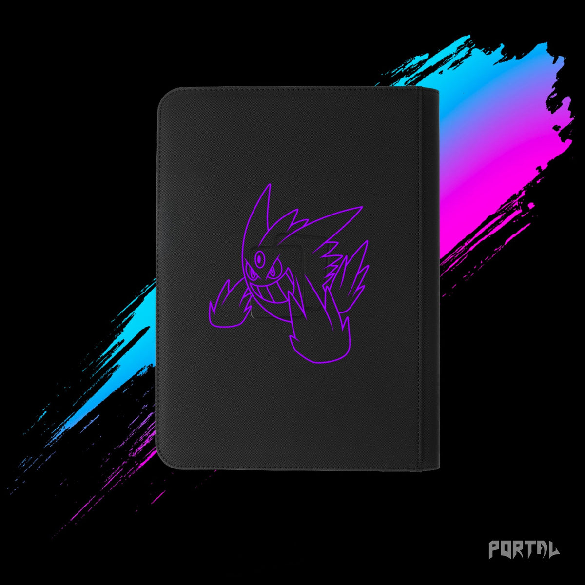Pokemon Ascended Heroes Mega Gengar premium binder, back cover, Portal TCG