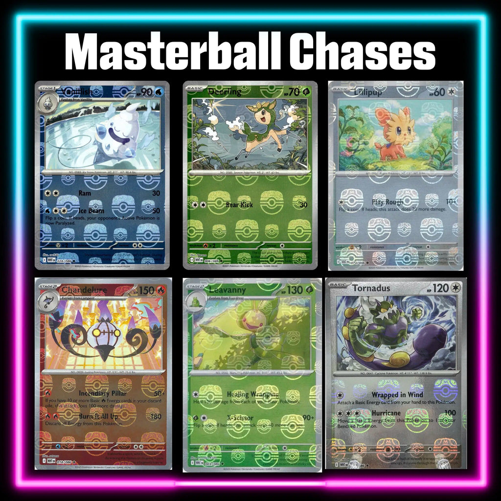 Pokemon White Flare English master set checklist vinyl sticker kit, sheet 6, Portal Customs