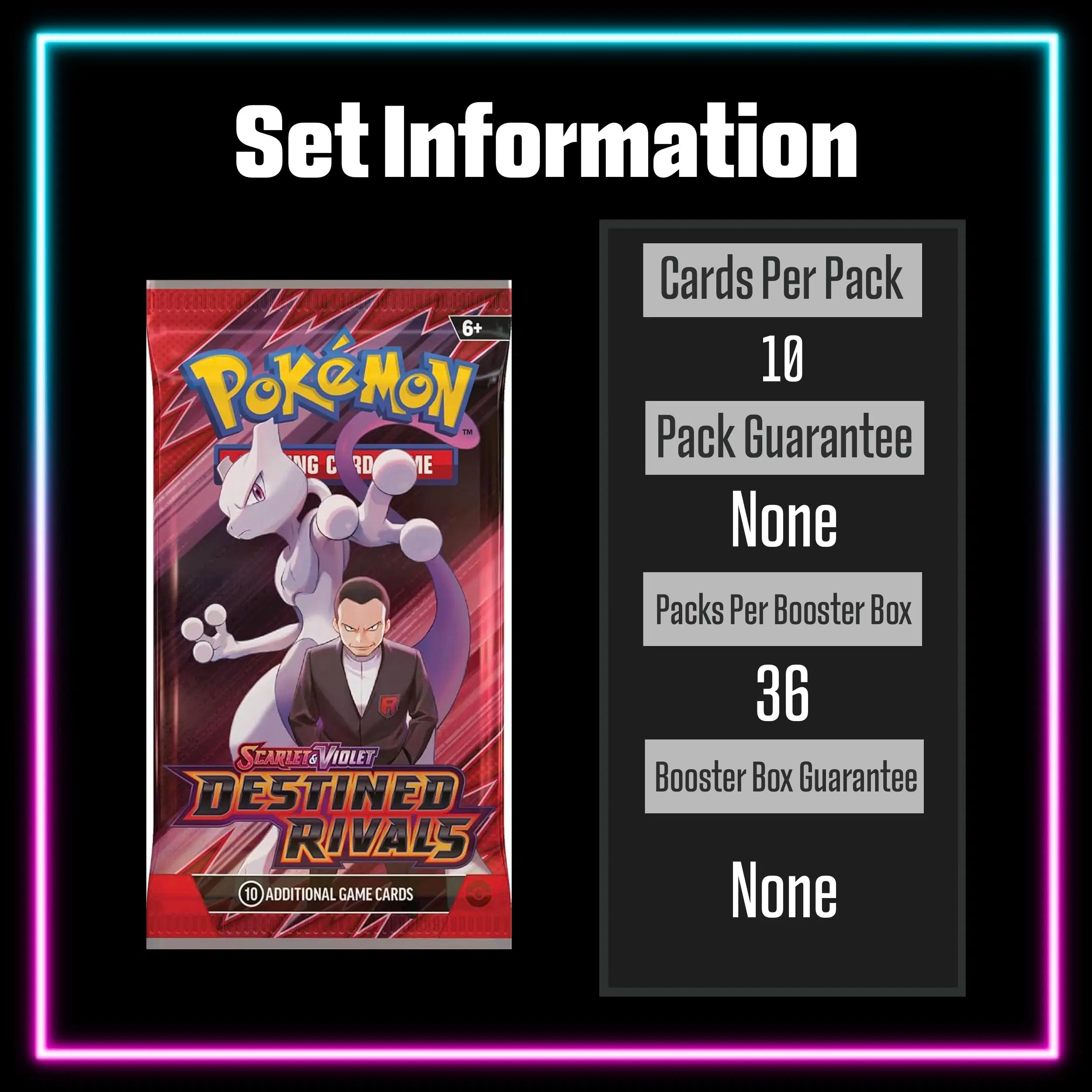 Pokemon Destined Rivals master set checklist vinyl sticker kit, sheet 7, Portal Customs