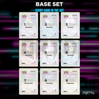 Pokemon Base Set master set placeholders, binder page, Portal TCG