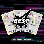 Pokemon Best of Game master set placeholders, digital download, Portal TCG